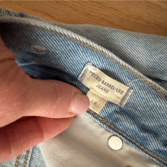 Madewell pieced barrel jeans - Picture 6 of 9